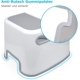 thumbnail image 2 of Taburete para niños: el taburete para niños se utiliza para entrenar a orinar en el baño, taburete de baño sólido para niños, agarre suave antideslizante, 2 of 8