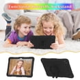 thumbnail image 5 of Dteck for Samsung Galaxy Tab A9 Plus Case for Kids Girls, Galaxy Tab A9+ Case with Shoulder Strap Butterfly Wings Stand Shockproof Protective Cover for Galaxy Tab A9 Plus 11 Inch 2023,Black, 5 of 5