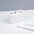 thumbnail image 1 of Organizador de baño Macarena resina blanco 3 ranuras, 1 of 7
