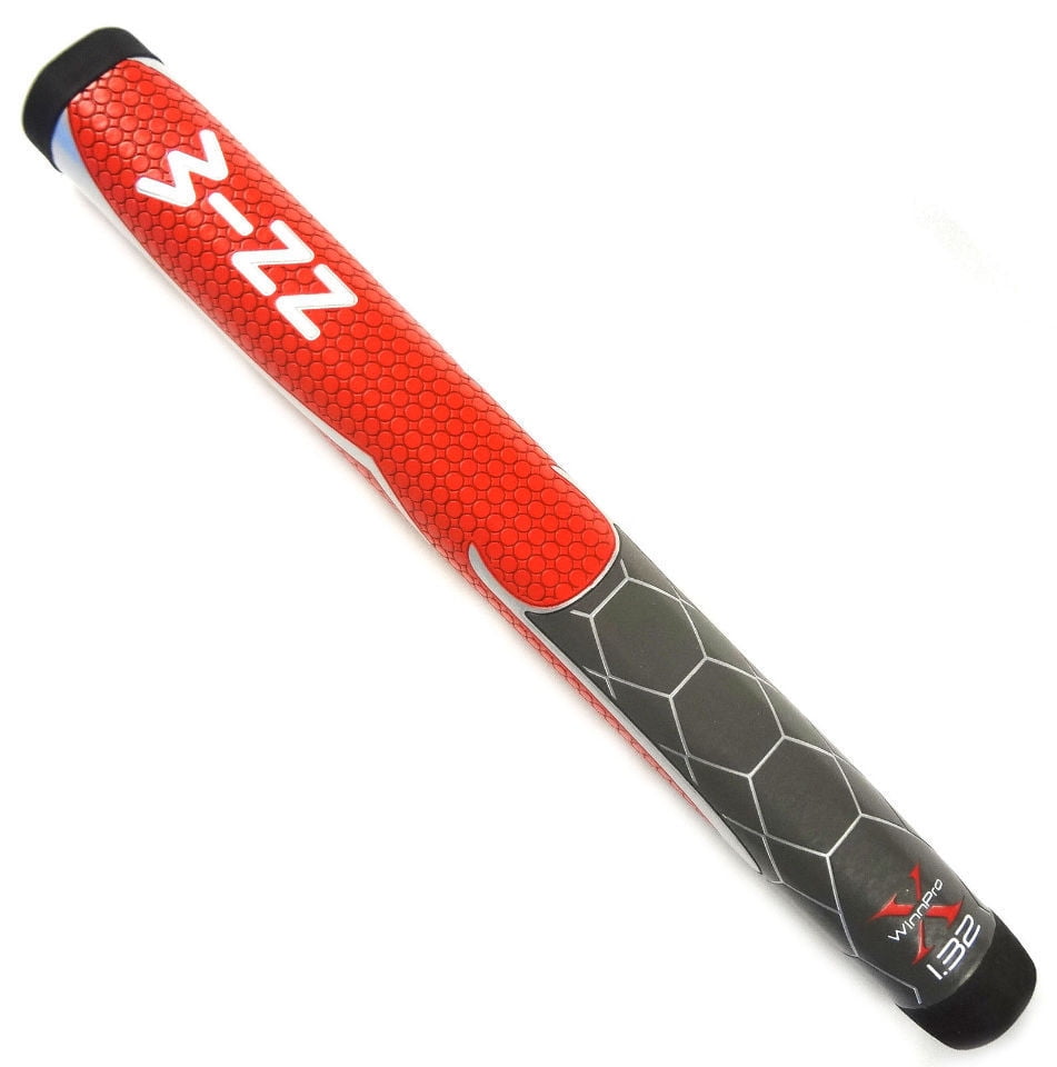 NEW Winn WINNPRO X 1.32 Oversize Putter Grip Red/Gray