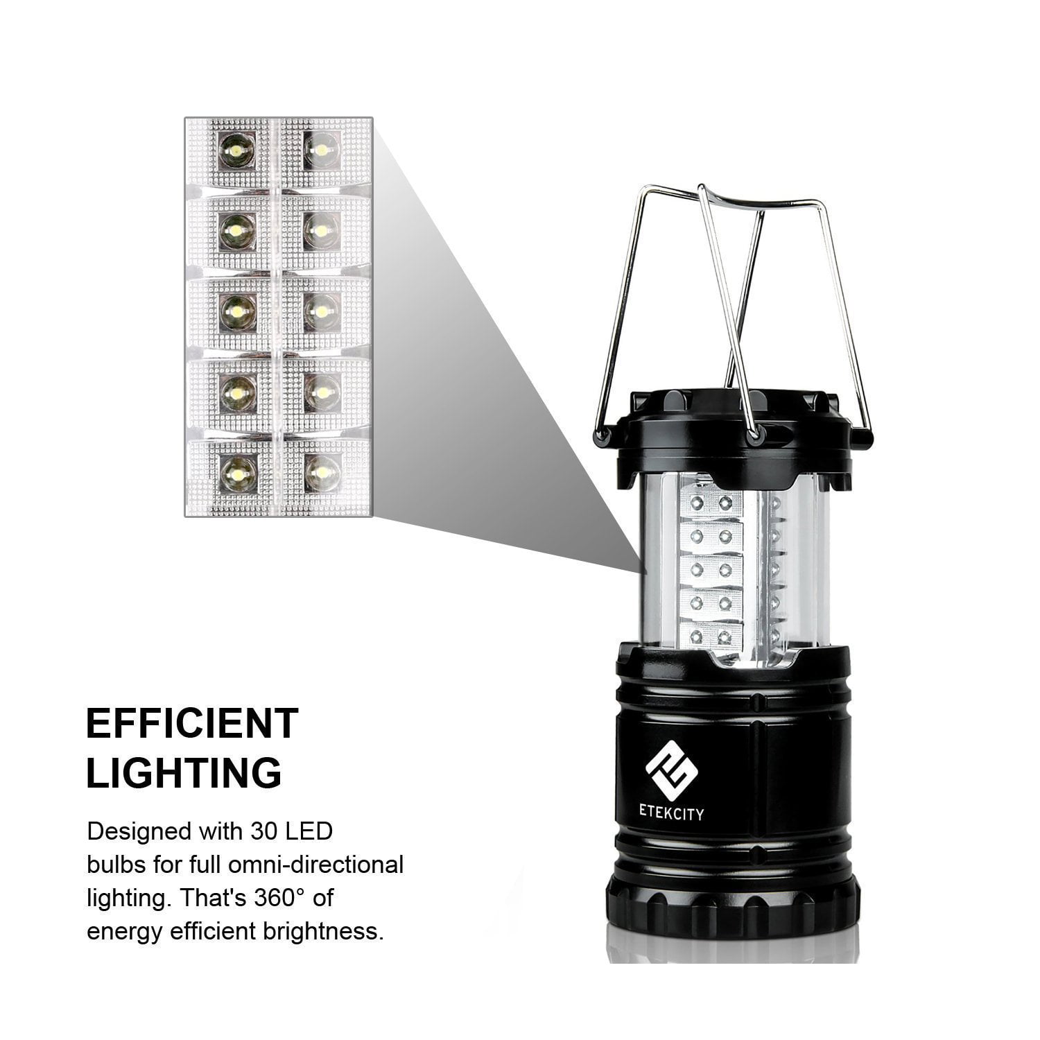 Etekcity Lantern Camping Lantern Battery Powered Led for Power