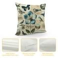 thumbnail image 4 of Creowell Throw Pillow Covers Summer Spring Pillow Covers Garden Flowers Bird Farmhouse Décor Outside Furniture Decorative Cushion Cases for Couch Sofa Bed Outdoor Patio, 4 of 5