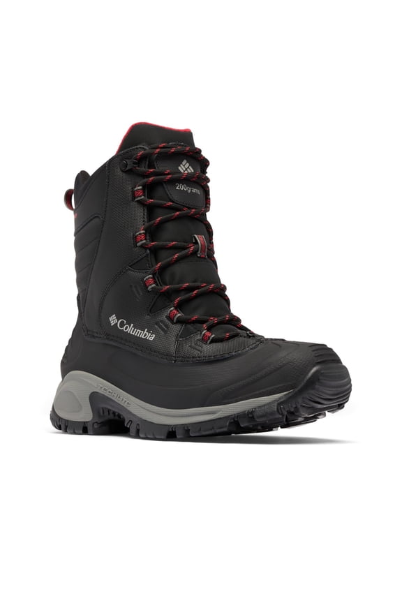 Bugaboot III Men's Waterproof Snow Boot, Black Bright Red, Size 16, 1791221