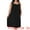Black, variant on DARING DIVA Women's Plus Size V Neck Sleeveless Spaghetti Strap Nightgown 1X Black