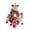 Red, variant on 1Pcs Tabletop Christmas Tree Small Artificial Mini Xmas Tree, DIY Holiday Decor Set with Gingerbread Man Tag & Ornament Ball, Compact Tree for Home Party Desk Mantel Display 19.7 Inch White