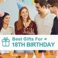thumbnail image 7 of XZYG 18th Birthday Gifts for Girls 18 Year Old Girl Birthday Gifts18 Year Old Gifts for Daughter Sister Bestie18th Birthday Decorations for Girls Blanket(40*50inch), 7 of 7