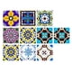 thumbnail image 1 of 10 Piezas Varios Patrones Calcomanías de Pared Calcomanías de Salpicaduras de Cocina Calcomanías para Mejorar 6x6 Pu - sol, 15x15cm, 1 of 9