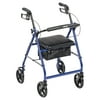 drive Rollator Adjustable Height / Folding Aluminum 300 lbs. 33 to 38 inch Handle Height R728BL