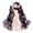 Navy, variant on GZWYHT Silk Scarf,Scarves for Women Lightweight 160*50cm Women Flower Print Long Soft Wrap Scarf Simulation Silk Shawl Scarves Neck Scarf,Clearance,Womens Scarves Orange
