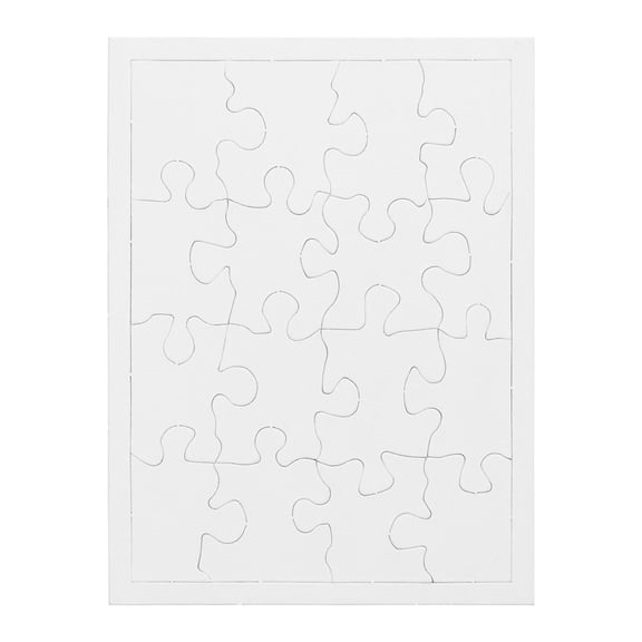 Blank Compoz-A-Puzzle 16-Piece Small Rectangle