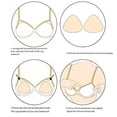thumbnail image 4 of Vogacara Almohadilla de silicona para sujetador para mujer: reutilizable y lavable que brinda un soporte natural y cómodo para el sujetador Ayudas para vestirse con gancho de botón Transparente, 4 of 6
