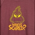 thumbnail image 3 of The Grinch - Who's Scared - Women's Lightweight French Terry Long Sleeve Shirt, 3 of 5