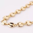 thumbnail image 3 of EOEMY 11mm Charming Stainless Steel Yellow Gold Coffee Beans Link Chain Men Necklaces-Default, 3 of 5