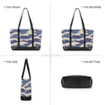 thumbnail image 6 of FORMRS Laptop Tote Bag for Women with 15.6" Computer Compartments Handbag, Blue Wave Pattern, 6 of 7