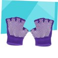 thumbnail image 4 of unbranded Guantes Antideslizantes Tejidos Para Deporte En Color Morado De Sin Dedos, 4 of 8