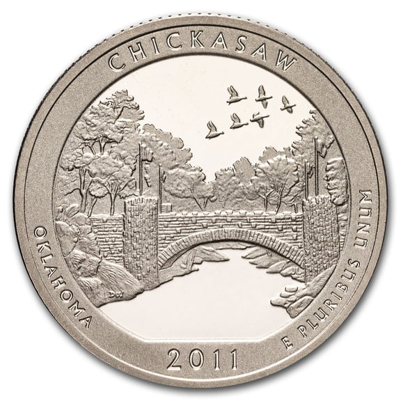2011-S ATB Quarter Chickasaw National Historical Proof