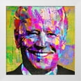 thumbnail image 2 of Stephen Chambers 15x15 White Modern Wood Framed Wall Art Titled - Joe Biden, 2 of 6