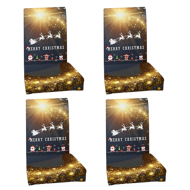 Mantel navideño Xihbxyly estampado rectangular juego de manteles para decoración del hogar