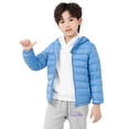 thumbnail image 2 of Youmylove Kids Winter Outwear Coat Jacket Girls Boys Hooded Solid Color Toddler Windproof Warm Girls Coat Jacket, 2 of 5
