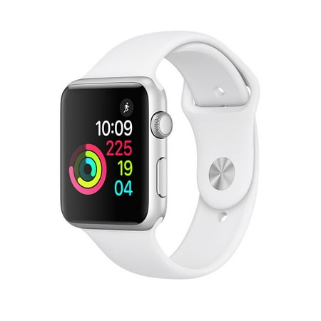 Refurbished Apple Watch Sport 38mm Silver Aluminum Case with White Sport (Best Smartwatch In The World)