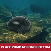 The Pond Guy SolidFlo G2 Submersible Pump for Small Ponds, Water Gardens & Waterfalls, 3600 GPH