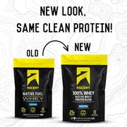 Ascent 100% Whey Protein Powder - Post Workout Whey Protein Isolate, Unflavored, 2 lb