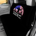thumbnail image 2 of Uourmeti Bigfoot American Flag Rear Bench Seat Covers with SUV Sedan, Comfortable Waterproof Stretch Back Seat Protectors(2 Pack), 2 of 4