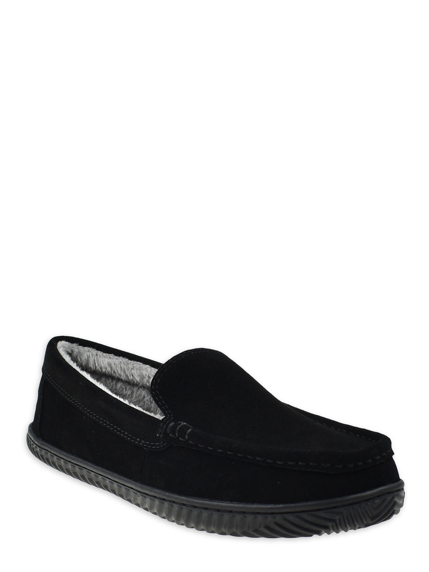 Men's Hillcrest Slipon Genuine Suede Moccasin Slipper