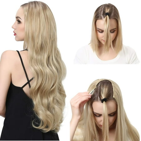 Clip in Half Wig U part Brown Synthetic Long Loose Boby Wave Thick Full Head Hair Extensions Hairpiece Hair Piece For Women None Lace Front Cosplay Wigs Kanekalon Fiber 30 Clip in Half Wig U part Brown Synthetic Long Loose Boby Wave Thick Full Head Hair Extensions Hairpiece Hair Piece For Women None Lace Front Cosplay Wigs Kanekalon Fiber 30