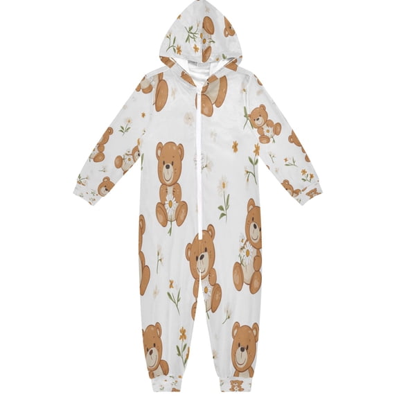 Soft and Comfortable One-Piece Pajamas Jumpsuits Super Beautiful Bear