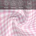 thumbnail image 5 of Pink Cloth Napkins, Country French Rustic Buffalo Plaid Modern Art Washable and Reusable Dinner Napkins Set of 8, Table Napkin for Kitchen Party Birthday Wedding Hotel Housewarming 20"x20", 5 of 8