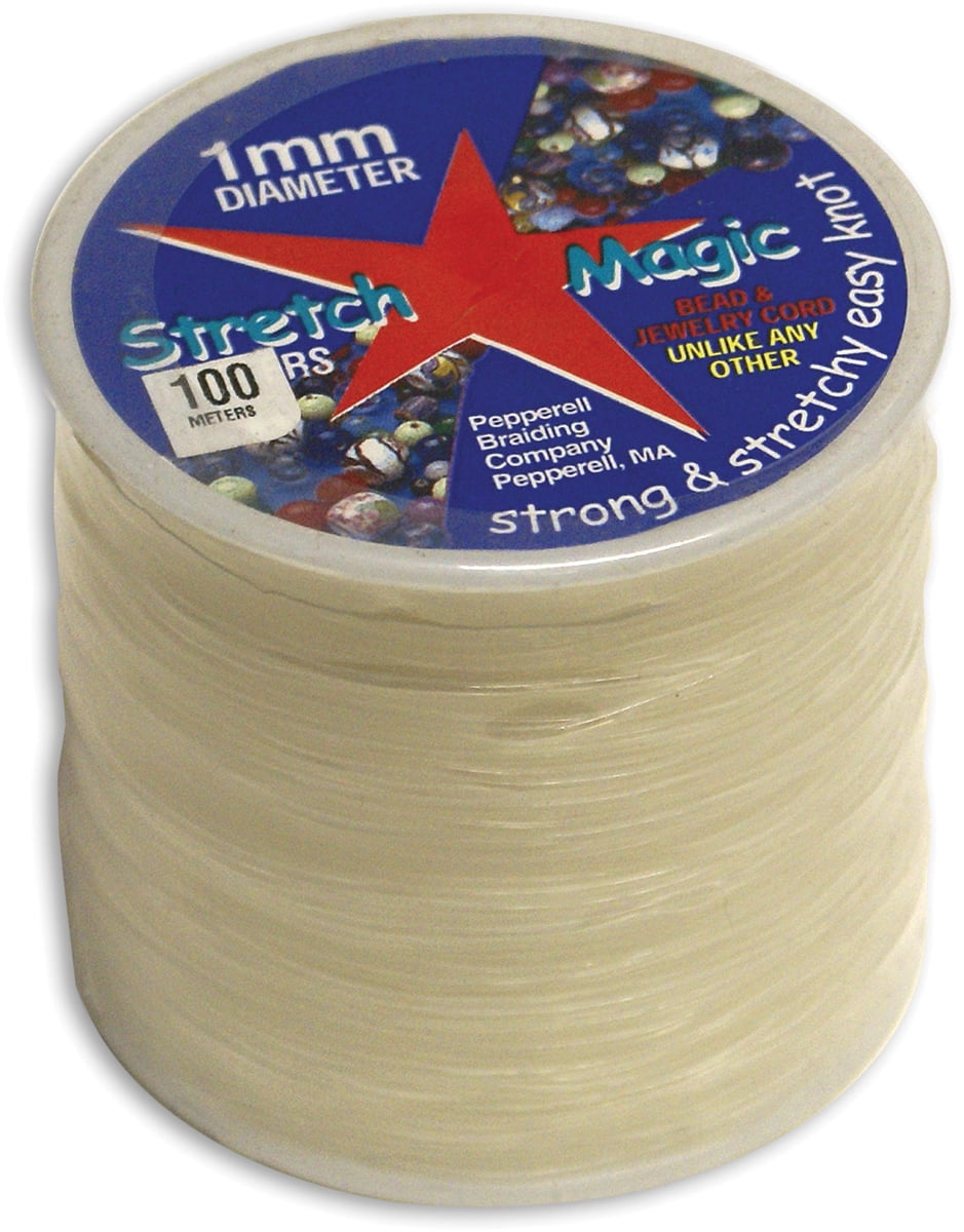 Cord 1mmx100m Pepperell Stretch Magic 1mm Bead And Jewelry Cord Clear 100m 