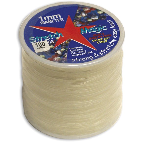 Stretch Magic Bead & Jewelry Cord 1mmX100m-Clear