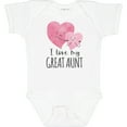 thumbnail image 3 of Inktastic I Love My Great Aunt Two Hugging Hearts Boys or Girls Baby Bodysuit, 3 of 5