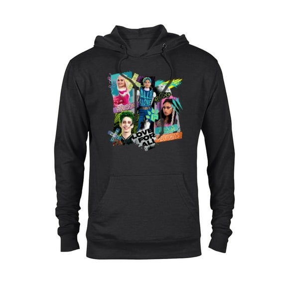 Disney Channel Zombies 3 Love for All, All Kinds of Love - Pullover Hoodie for Adults - Customized-Black