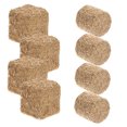 thumbnail image 4 of Hemoton 8pcs Mini Hay Bales Small Decorative Hay Miniature Haystack Doll House Decors, 4 of 8