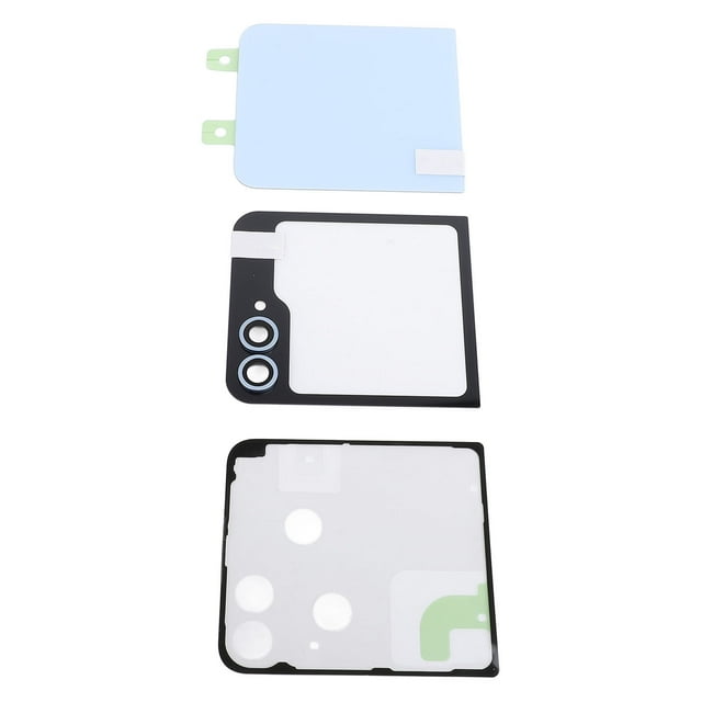 Back Cover Replacement for Galaxy Z Flip 6 5G F741, Replacement Rear Back Door Glass Cover with Pre Installed Camera's Frame and Repair Tool Kit for Galaxy Z Flip 6 5G F741