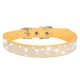 thumbnail image 1 of Collar de cuero con brillantes incrustaciones de cristales para perros y gatitos, 1 of 5