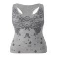 thumbnail image 3 of Women Tank Tops Summer Sleeveless Rhinestone Cami Top Shirt Slim Knit Blouses, 3 of 5