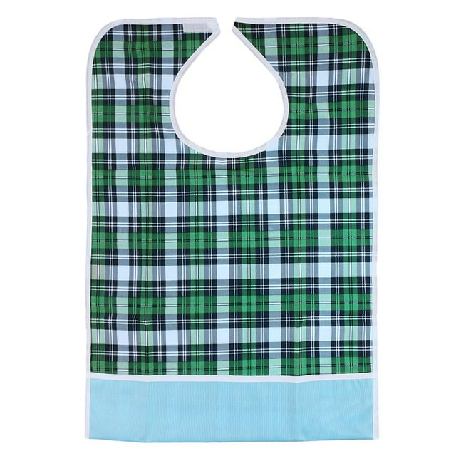 Delantal para Discapacitados shamjiam babero Reutilizable Impermeable para Adultos Mayores un tamaño 14 Comer babero