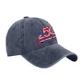 thumbnail image 2 of Patriotic 250 Years Freedom Hat 1776-2026 Anniversary Baseball Cap Adjustable Vintage Washed Commemorative Cap Navy, 2 of 6