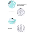 thumbnail image 4 of Football Gloves, Non Slip Silicone Grip for Baseball and Football, with Mesh Fingertips and Hook Loop Fastener Wrist Design, 4 of 7