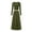 Army Green, variant on Women's Fall 2 Piece Outfits Dressy Casual Ribbed Knit Long Sleeve Crop Tops Maxi Flowy Long Skirts Matching Sets