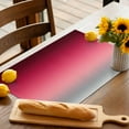 thumbnail image 5 of Placemat Ombre Pink Grey Placemats for Dining Table Gradient Stripes Washable Table Mats for Party Kitchen Dining Decoration, 5 of 7
