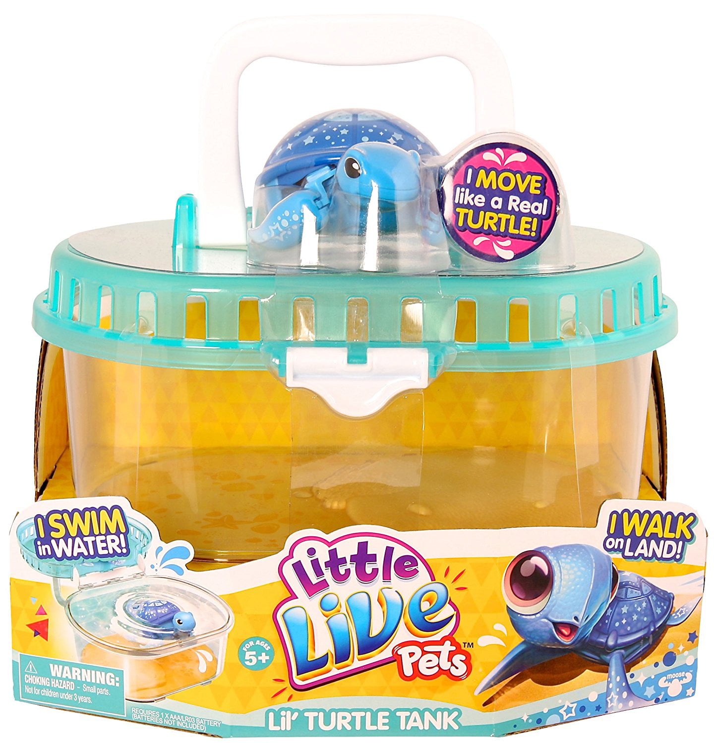Little Live Pets Lil Turtle Tank Doll Moose Toys 28167