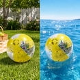 thumbnail image 5 of Outdoor Pvc Inflatable Beach Ball, 10.63 Inch Portable Sturdy Solid Waterproof Pool Toys for Summer Pool Party Decorations, Beach Games, Indoor Outdoor Yard Festival Decorations, 5 of 7
