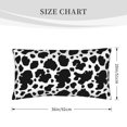 King Size Pillow Cases, Microfiber Pillowcases 20x36 Inches, Cute Cow