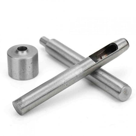 

Zerodis Eyelet Punch Die 3 Pcs Eyelet Hole Punch Die Round Hole Stainless Steel Die Tool Set For Clothing Buckle Grommet Punch