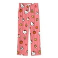 thumbnail image 5 of Hello Kitty Women's Pajama Sets Long Sleeve Button Down Sleepwear Nightwear Soft Pjs Lounge Sets, 5 of 6