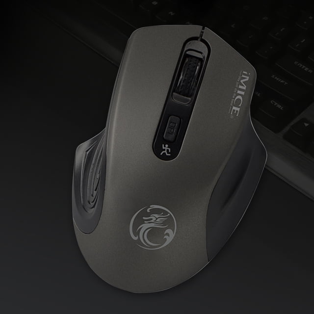Binmer Wireless Mouse 2.4G Noiseless Mouse With USB Receiver Portable Computer Mice For PC Tablet Laptop With System